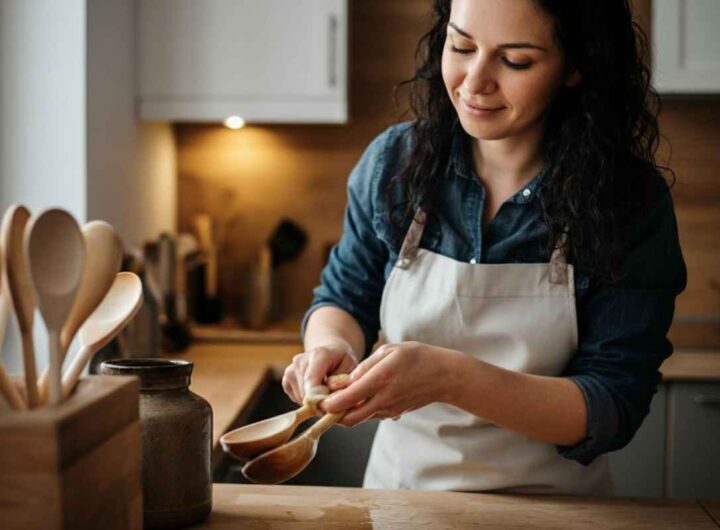 come pulire i mestoli di legno